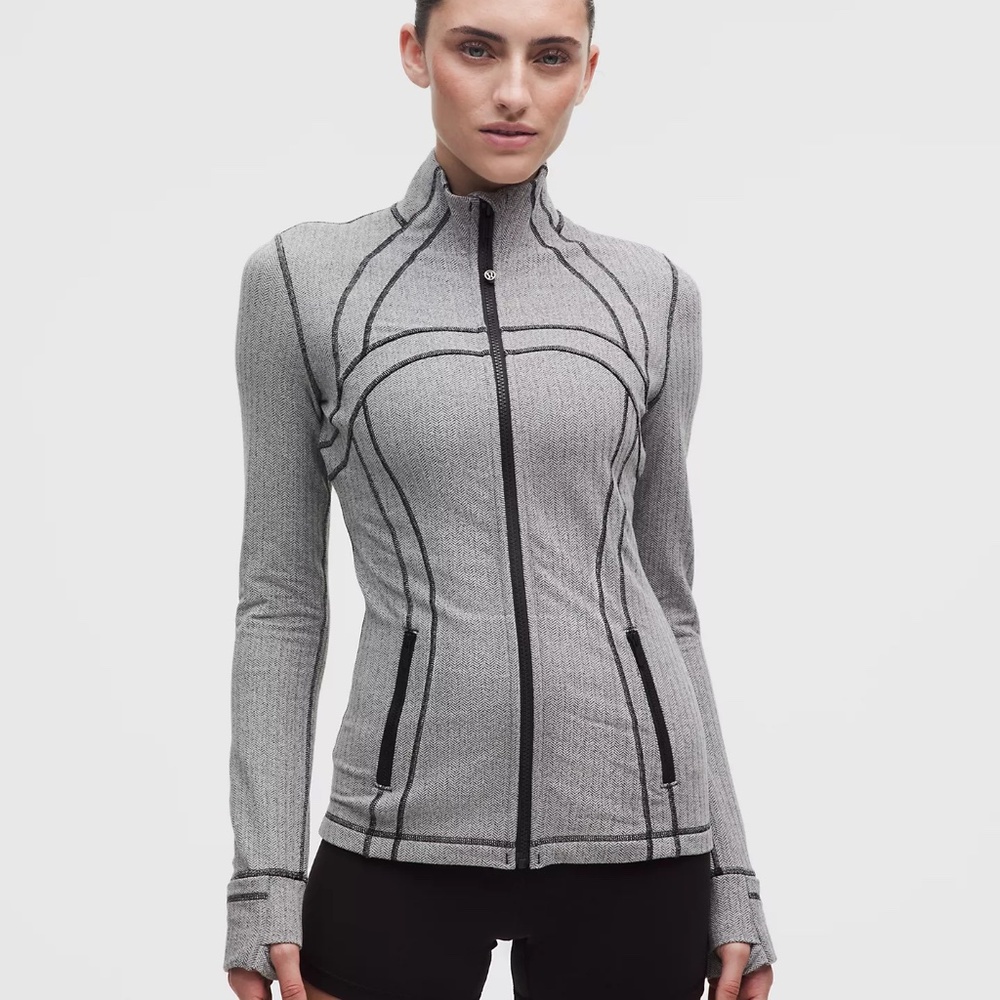 LuluLemon Herringbone Define Jacket Size 4
